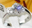Jewellery Kingdom Ladies Anniversary CZ Stainless Steel Clear Sparkling Promise Ring (Silver) - Jewelry Rings - British D'sire