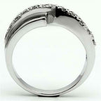 Jewellery Kingdom Ladies Band 9mm Cubic Zirconia Rhodium Sparkling All Sizes Ring (Silver) - Jewelry Rings - British D'sire