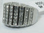 Jewellery Kingdom Ladies Band Stainless Steel Silver Cubic Zirconia Cocktail Ring - Jewelry Rings - British D'sire