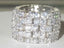 Jewellery Kingdom Ladies Band Wide Sterling Silver CZ Cubic Zirconia Moveable Ring (Silver) - Jewelry Rings - British D'sire