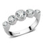 Jewellery Kingdom Ladies Bezel Band 2.30K Stainless Steel Ring (Silver) - Rings - British D'sire