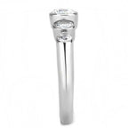 Jewellery Kingdom Ladies Bezel Band 2.30K Stainless Steel Ring (Silver) - Rings - British D'sire