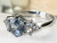 Jewellery Kingdom Ladies Blue Topaz 3k Stainless Steel Ring (Silver) - Rings - British D'sire