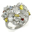 Jewellery Kingdom Ladies Cocktail Ring Pear Marquise Oval Rubies Citrine Sterling Silver - Jewelry Rings - British D'sire