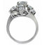 Jewellery Kingdom Ladies Cocktail Solitaires 6 Carat Cz Scattered Stainless Steel Silver Ring - Jewelry Rings - British D'sire