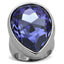 Jewellery Kingdom Ladies Cocktail Tanzanite Purple 25 Carat Stainless Steel Bezel Ring - Jewelry Rings - British D'sire