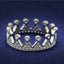 Jewellery Kingdom Ladies Crown Band Cubic Zirconia Sterling Tiara Stamped Elegant Clear Ring (Silver) - Jewelry Rings - British D'sire