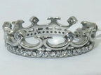 Jewellery Kingdom Ladies Crown Band Full Eternity Tiera Ring (Silver) - Rings - British D'sire