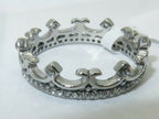 Jewellery Kingdom Ladies Crown Band Full Eternity Tiera Ring (Silver) - Rings - British D'sire