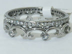 Jewellery Kingdom Ladies Crown Band Full Eternity Tiera Ring (Silver) - Rings - British D'sire