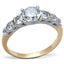 Jewellery Kingdom Ladies Cubic Zirconia Anniversary 35 Carat Clear Sparkling Ring (Rose Gold) - Rings - British D'sire