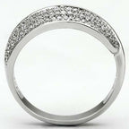 Jewellery Kingdom Ladies Cubic Zirconia Band 8mm Eternity Wedding Ring (Sterling Silver) - Jewelry Rings - British D'sire