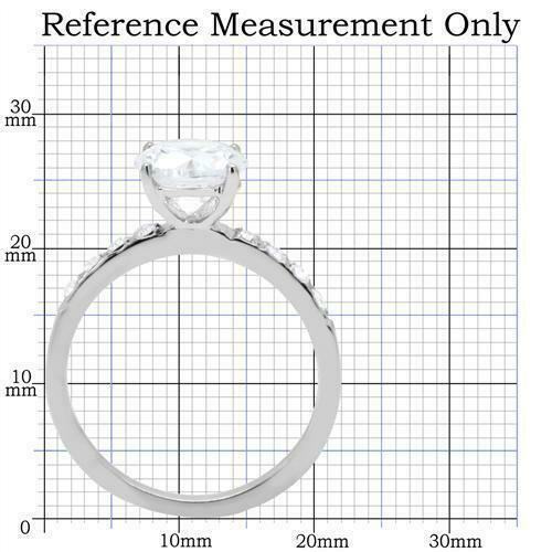 Jewellery Kingdom Ladies Cubic Zirconia Engagement 1.50 Carat Stainless Steel Ring Secondary image