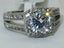 Jewellery Kingdom Ladies Cubic Zirconia Solitaire Accents Stainless Steel Pretty Ring (Silver) - Jewelry Rings - British D'sire