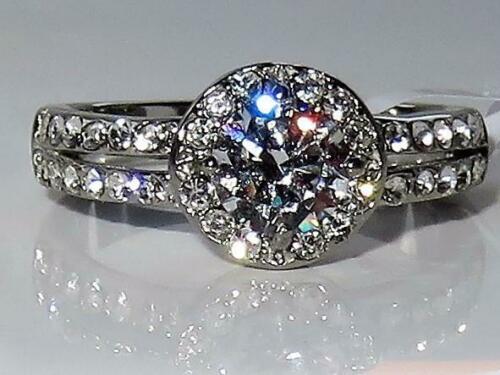 Jewellery Kingdom Ladies Cubic Zirconia Stainless Steel 2 Carat Pretty Dress Silver Ring - Jewelry Rings - British D'sire