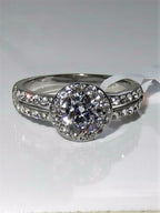 Jewellery Kingdom Ladies Cubic Zirconia Stainless Steel 2 Carat Pretty Dress Silver Ring - Jewelry Rings - British D'sire