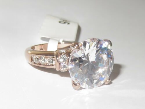 Jewellery Kingdom Ladies Cushion Cut Solitaire Accents 4k Ring (Gold) Secondary image
