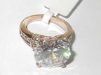 Jewellery Kingdom Ladies Cushion Cut Solitaire Accents 4k Ring (Gold) - Rings - British D'sire