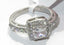Jewellery Kingdom Ladies Cushion Cz Silver Stainless Steel Dress 2 Carat Ring - Jewelry Rings - British D'sire