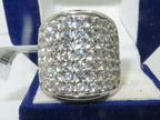 Jewellery Kingdom Ladies Cz 8 Carat Engagement Sterling Silver Super Sparkling Comfort Ring - Jewelry Rings - British D'sire