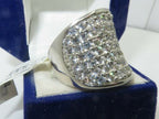 Jewellery Kingdom Ladies Cz 8 Carat Engagement Sterling Silver Super Sparkling Comfort Ring - Jewelry Rings - British D'sire