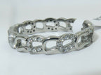 Jewellery Kingdom Ladies Cz Band 4mm Full Eternity 1 Carat Pretty Stainless Steel Ring (Silver) - Rings - British D'sire