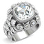 Jewellery Kingdom Ladies Cz Cushion Cut Sparkling Silver Rhodium Pave Sale Clear Ring - Jewelry Rings - British D'sire