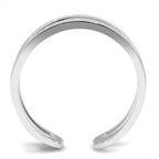 Jewellery Kingdom Ladies Cz Double Sterling Silver Channel Set 6mm Handmade Band Ring - Jewelry Rings - British D'sire