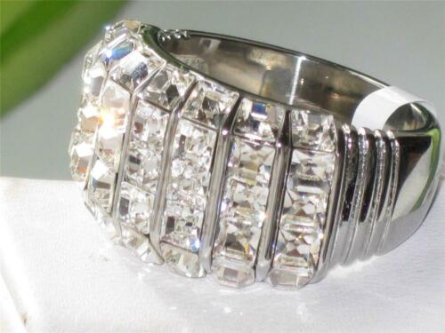 Jewellery Kingdom Ladies CZ Princess Cut Square Comfort Stainless Steel Sparkling Ring Secondary image