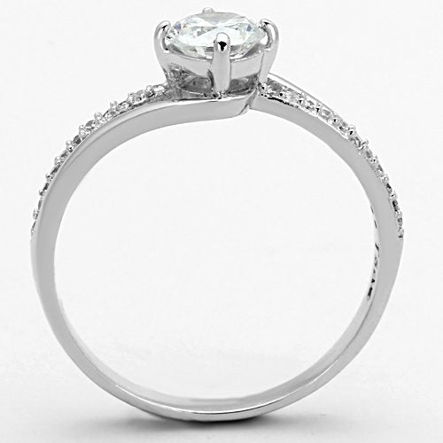 Jewellery Kingdom Ladies Cz Sterling Silver 1 Carat Engagement ...