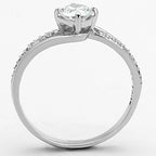Jewellery Kingdom Ladies Cz Sterling Silver 1 Carat Engagement Solitaire Accents Stamped Ring - Jewelry Rings - British D'sire