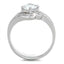 Jewellery Kingdom Ladies Cz Sterling Silver Solitaire Accents 1.50 Carat Engagement Ring - Jewelry Rings - British D'sire