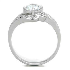 Jewellery Kingdom Ladies Cz Sterling Silver Solitaire Accents 1.50 Carat Engagement Ring - Jewelry Rings - British D'sire