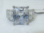 Jewellery Kingdom Ladies Emerald Cut Cubic Zirconia Stainless Steel Silver Ring - Jewelry Rings - British D'sire