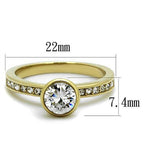 Jewellery Kingdom Ladies Engagement Bezel 1.50K Ring (Gold) - Engagement Rings - British D'sire