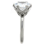 Jewellery Kingdom Ladies Engagement Solitaire 10.79k Stainless Steel 14mm Ring (Silver) - Rings - British D'sire