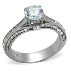 Jewellery Kingdom Ladies Engagement Solitaire 1K Stainless Steel Ring - Rings - British D'sire