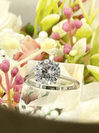 Jewellery Kingdom Ladies Engagement Solitaire Cz 4k Sparkling Stainless Steel Ring (Silver) - Rings - British D'sire