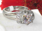 Jewellery Kingdom Ladies Engagement Solitaire Pretty Stainless Steel Ring (Silver) - Rings - British D'sire