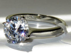 Jewellery Kingdom Ladies Engagement Solitaire Sparkle 1.5k Stainless Steel Ring (Silver) - Rings - British D'sire