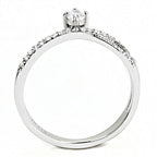 Jewellery Kingdom Ladies Engagement Solitaire Stainless Steel All Sizes No Tarnish Pretty Ring - Jewelry Rings - British D'sire