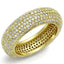 Jewellery Kingdom Ladies Full Eternity 7mm Wedding Pave Gold Ring Band - Jewelry Rings - British D'sire