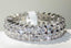 Jewellery Kingdom Ladies Full Eternity Ring 7mm Princess Cut Cz Silver Rhodium Sparkling - Jewelry Rings - British D'sire