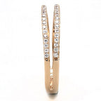 Jewellery Kingdom Ladies Handmade Band Open 4.2mm Cz Sterling Silver Gold Ring - Jewelry Rings - British D'sire
