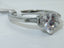 Jewellery Kingdom Ladies Heart Baguettes Engagement 2 Carat Stainless Steel Ring (Silver) - Jewelry Rings - British D'sire
