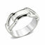Jewellery Kingdom Ladies Horse Bit Silver No Stone Stainless Steel Highly Polished Ring Band - Jewelry Rings - British D'sire