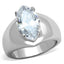 Jewellery Kingdom Ladies Marquise 4ct Solitaire Cubic Zirconia Stainless Steel Clear Ring - Jewelry Rings - British D'sire
