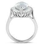 Jewellery Kingdom Ladies Marquise Cubic Zirconia 5CT Emerald Cuts Ring (Sterling Silver) - Jewelry Rings - British D'sire