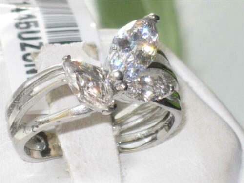 Jewellery Kingdom Ladies Marquise Cubic Zirconia Pretty Dress Stainless Steel New All Size Ring - Jewelry Rings - British D'sire Main image