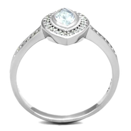 Jewellery Kingdom Ladies Marquise Simulated Diamonds Ring (Silver) - Rings - British D'sire Main image